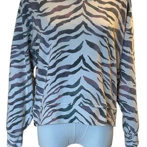 Rails Animal Tiger  Print Sweatshirt Small Casual Loungewear Cozy Warm
